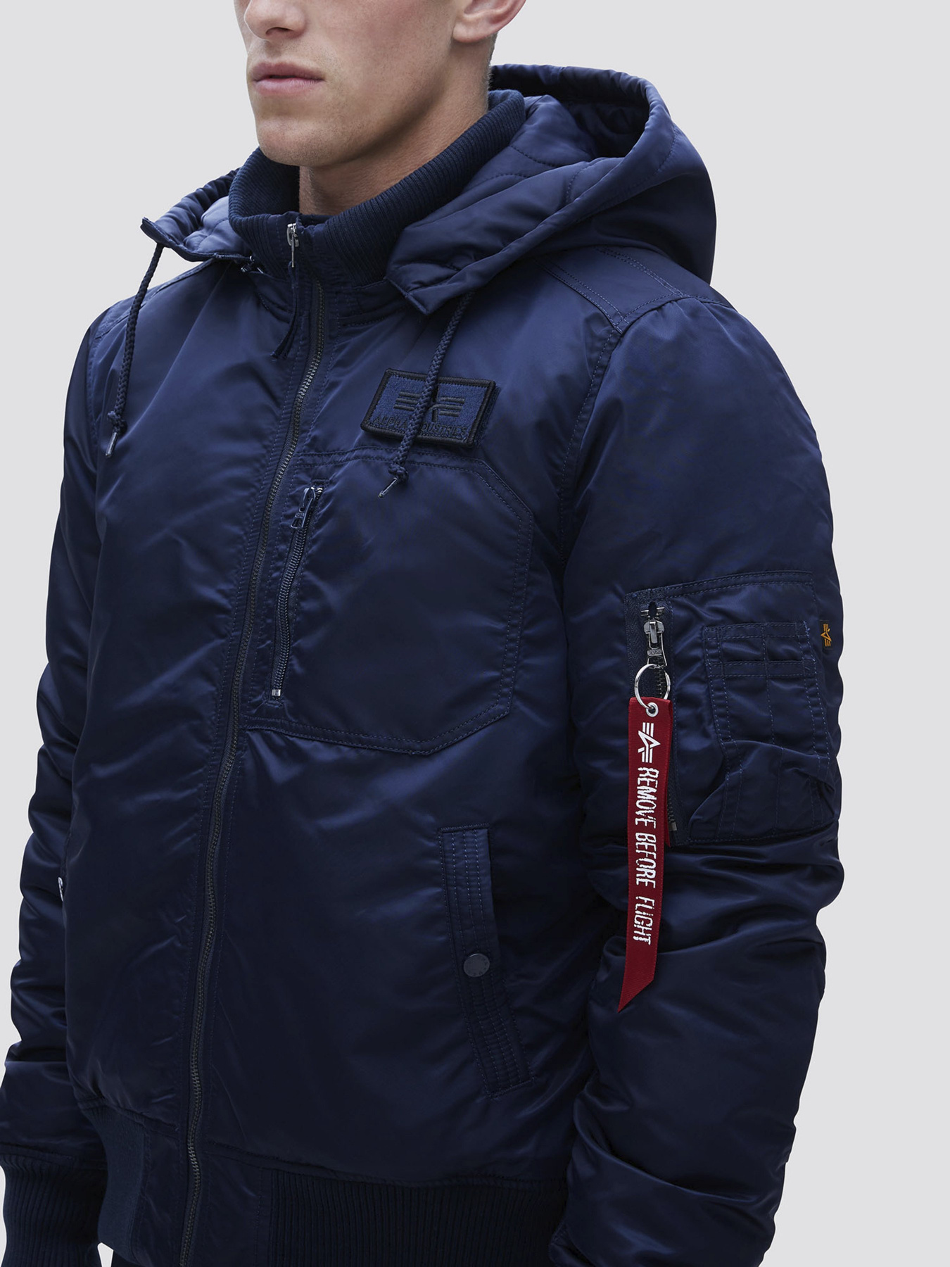 Куртки та дублянки Alpha Industries MA-1 HOODED RIB модель MJM49501C1_410 Фото