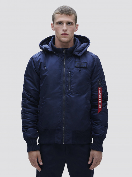 Куртки та дублянки Alpha Industries MA-1 HOODED RIB модель MJM49501C1_410 Фото