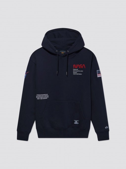 Худі та світшоти Alpha Industries Nasa Worm Logo модель USN53000C1_410 Фото