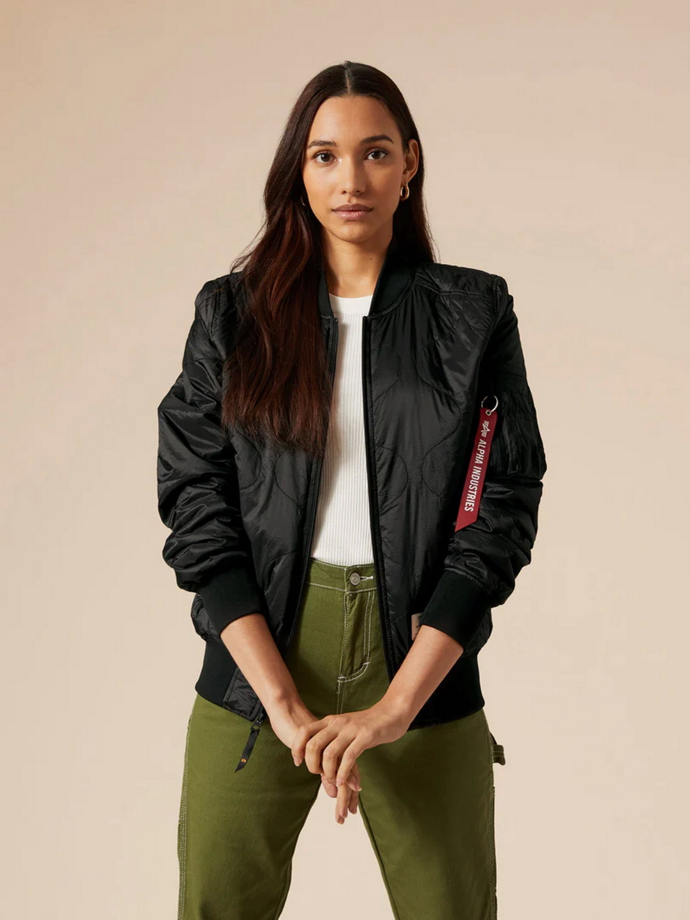 Куртки и дубленки Alpha Industries L-2B Quilted модель UJQ52000C1_001 Фото