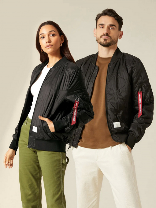 Куртки и дубленки Alpha Industries L-2B Quilted модель UJQ52000C1_001 Фото