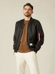 Куртки и дубленки Alpha Industries L-2B Quilted модель UJQ52000C1_001 Фото