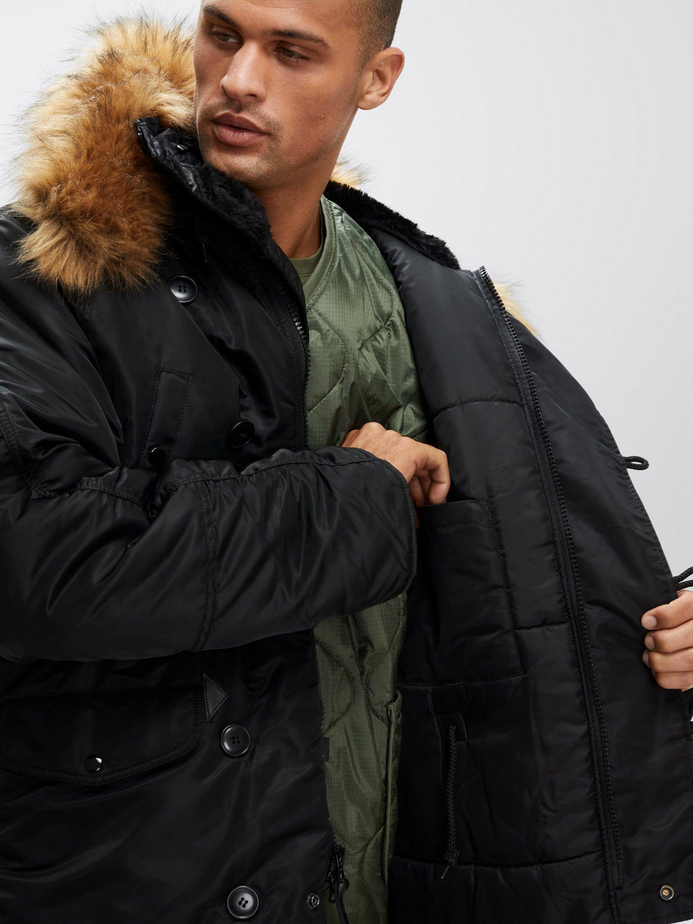 Куртки та дублянки Alpha Industries N-3B HERITAGE модель MJN31000C1_001 Куртки та дублянки Alpha Industries N-3B HERITAGE модель MJN31000C1_001 Фото