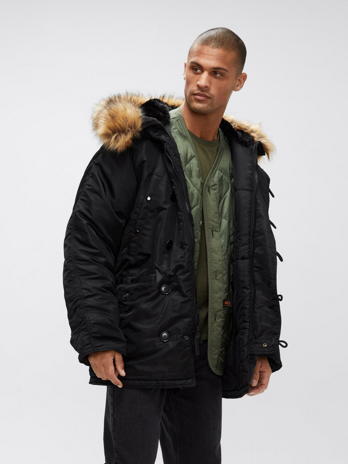 Куртки та дублянки Alpha Industries N-3B HERITAGE модель MJN31000C1_001 Куртки та дублянки Alpha Industries N-3B HERITAGE модель MJN31000C1_001 Фото