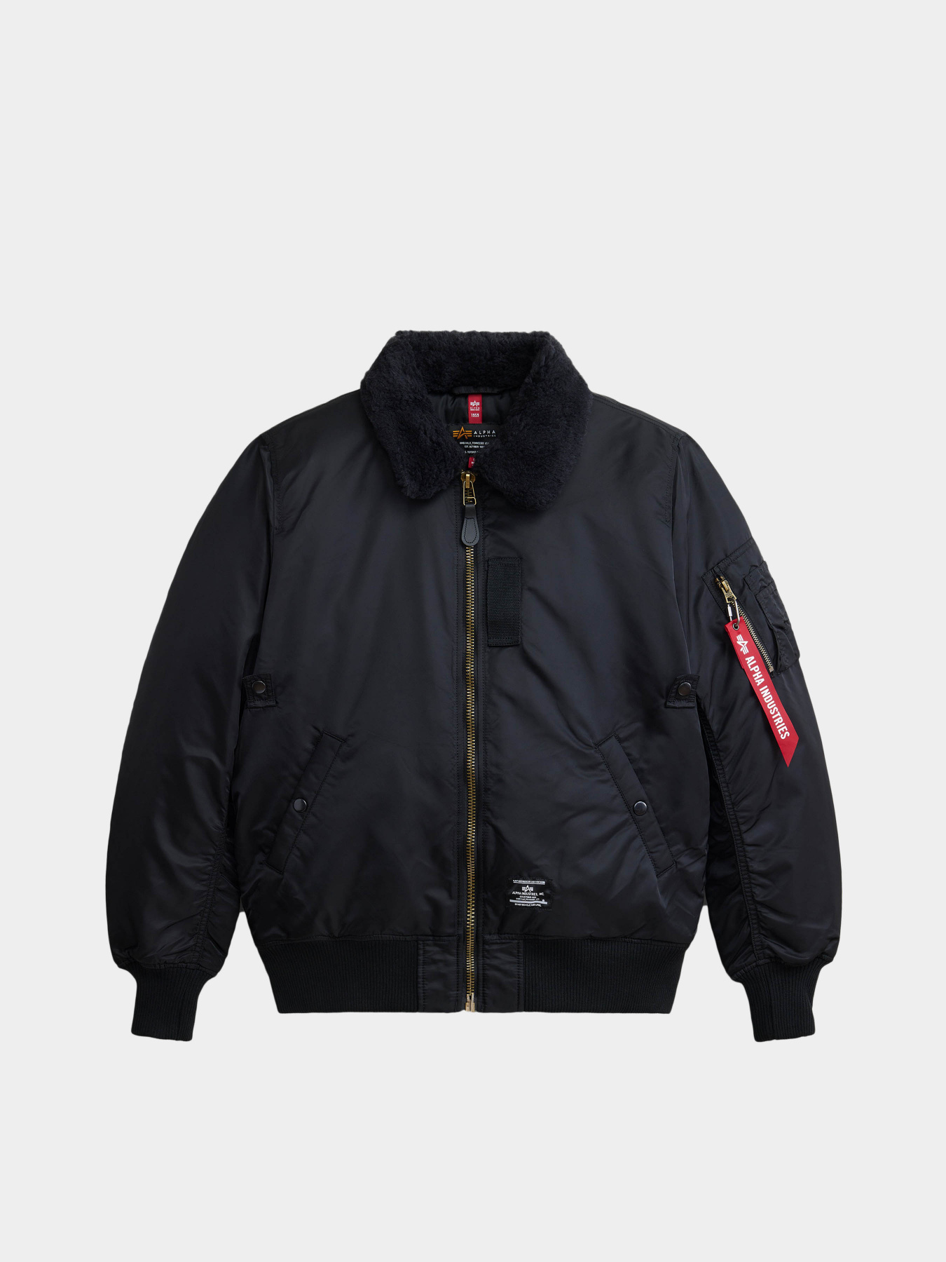 Куртки та дублянки Alpha Industries  B-15 Mod Flight Faux Mouton Collar модель MJB52500C1_001 Фото