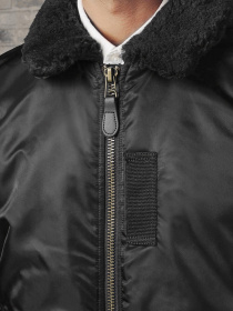 Куртки та дублянки Alpha Industries  B-15 Mod Flight Faux Mouton Collar модель MJB52500C1_001 Фото