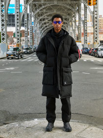 Куртки и дубленки Alpha Industries Long Puffer Parka модель MJL53500C1_001 Фото