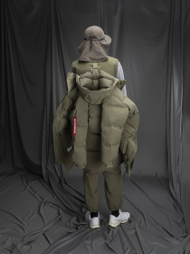 Куртки и дубленки Alpha Industries Long Puffer Parka модель MJL53500C1_359 Фото