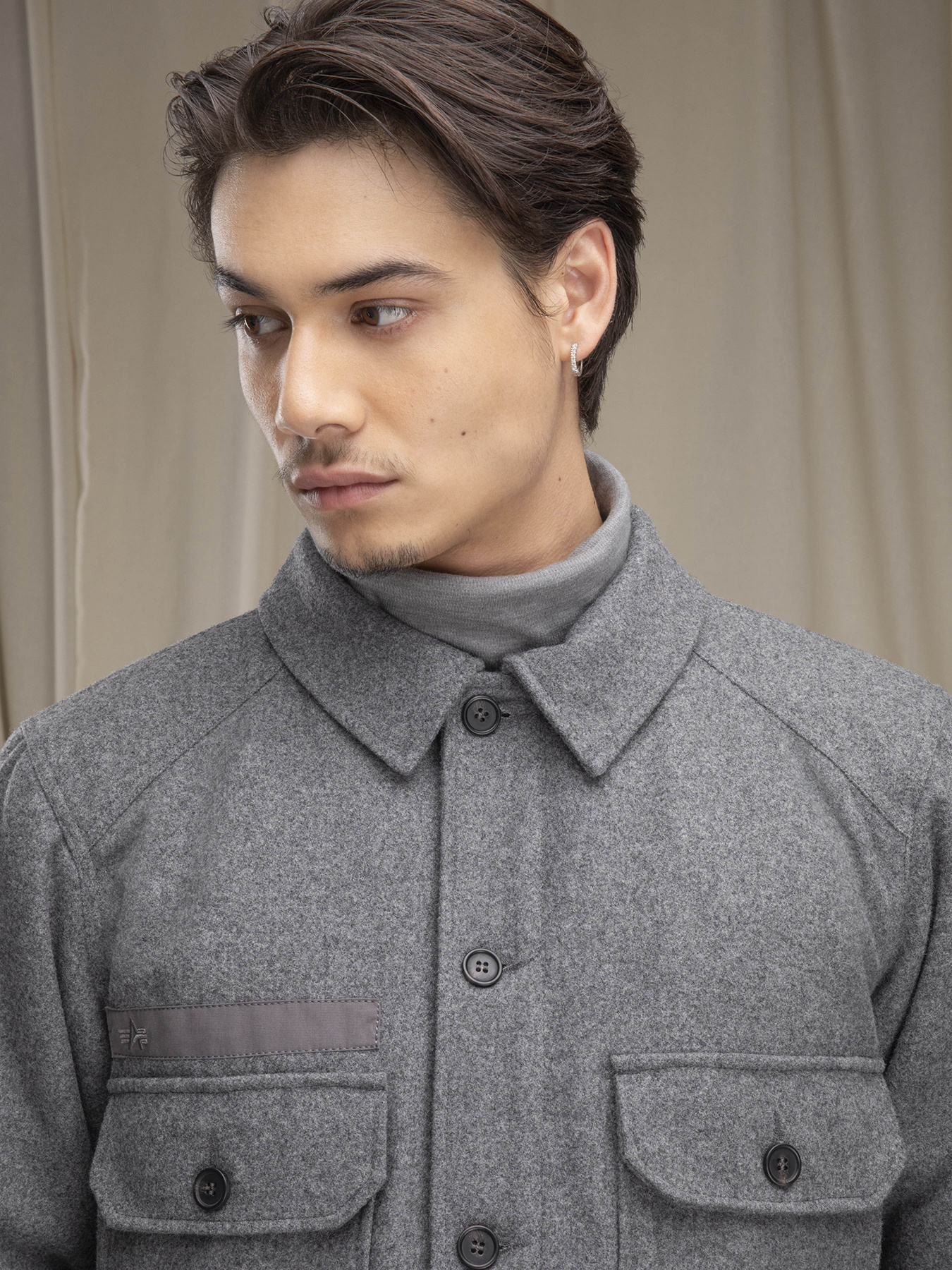 Куртки и дубленки Alpha Industries Wool Field модель MJW53504C1_068 Фото