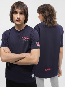 Футболки и поло Alpha Industries NASA Worm Logo Gen II модель UTN53000PK_410 Фото