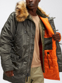 Куртки та дублянки Alpha Industries Slim Fit N-3B модель MJN31210C1_025 Фото