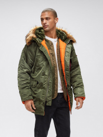 Куртки та дублянки Alpha Industries N-3B Slim Fit модель MJN31210C1_310 Фото