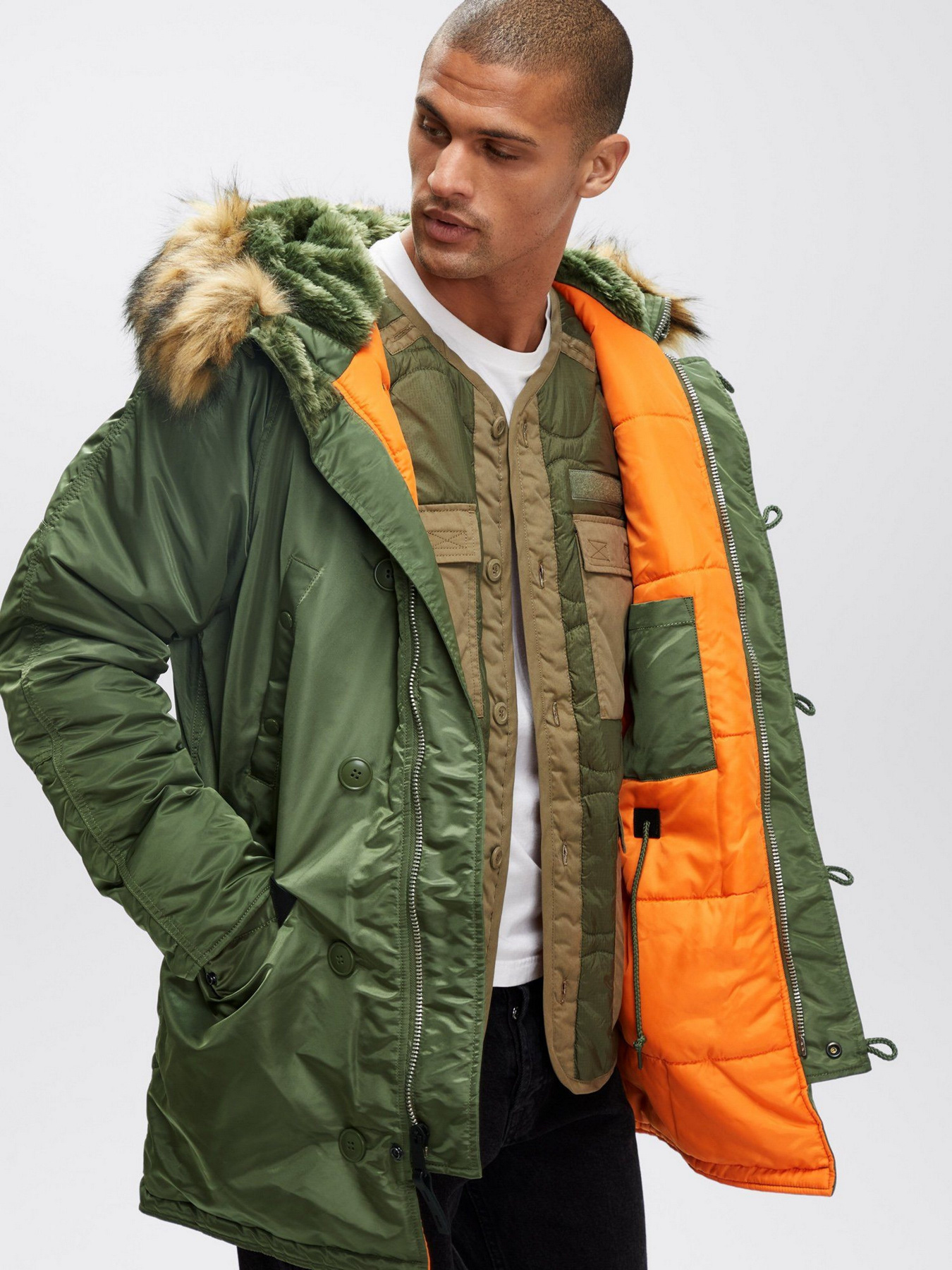 Куртки та дублянки Alpha Industries N-3B Slim Fit модель MJN31210C1_310 Куртки та дублянки Alpha Industries N-3B Slim Fit модель MJN31210C1_310 Фото