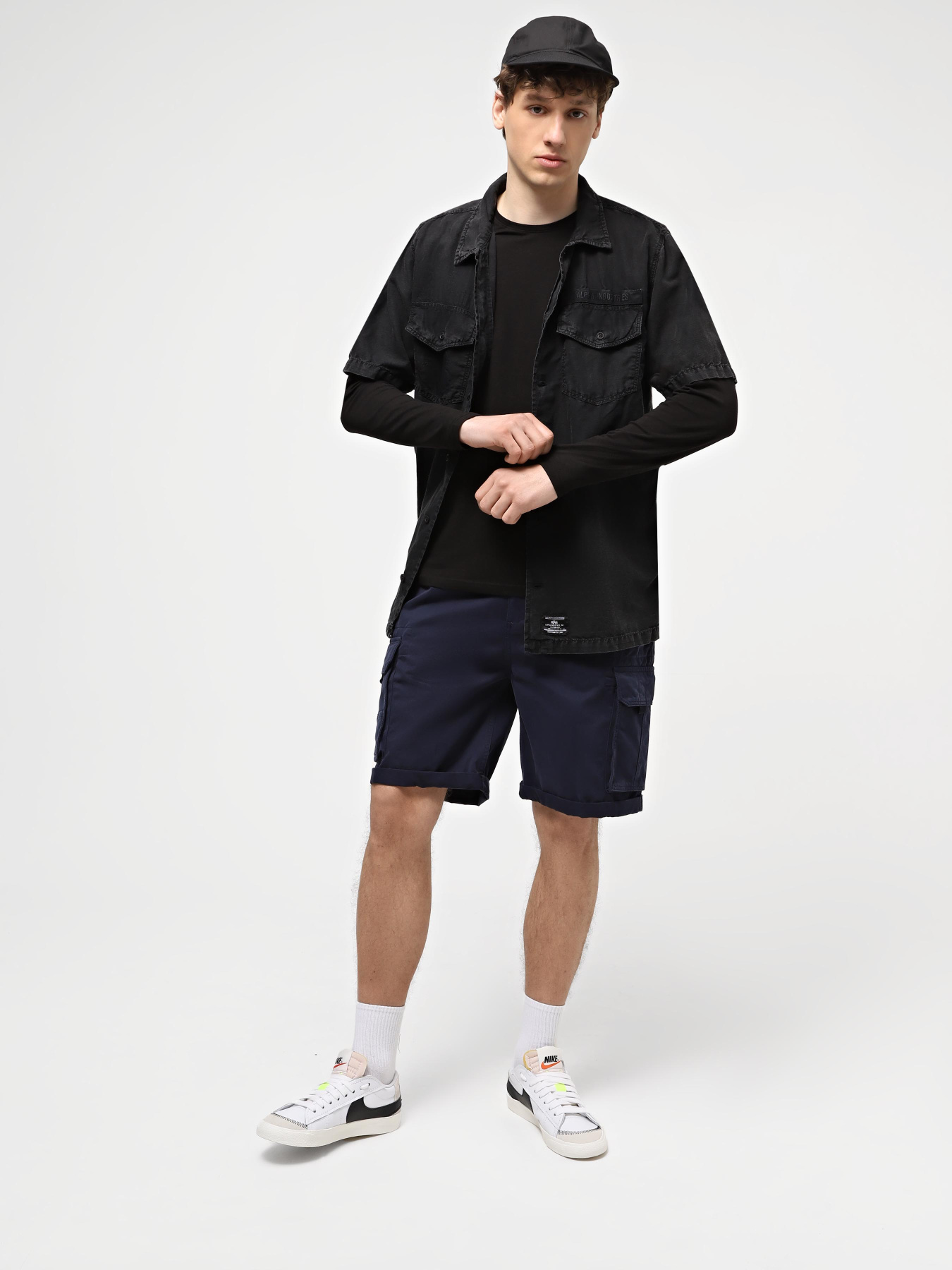 Шорты Alpha Industries Crew модель MBC53000C1_410 Фото