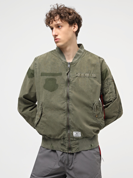 Куртки и дубленки Alpha Industries L-2b Rip And Repair модель MJL54000CO_359 Фото