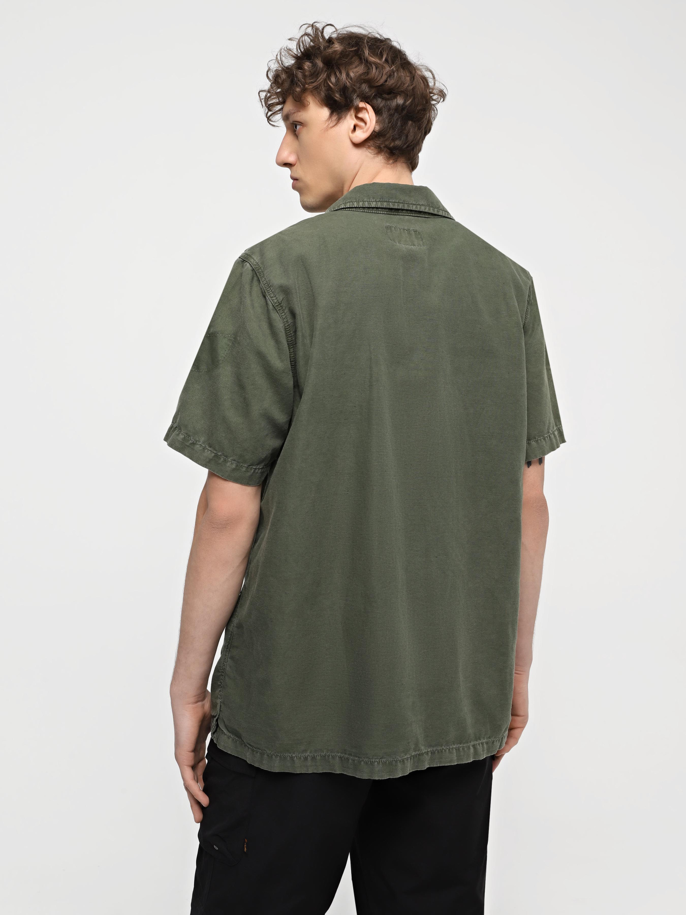 Рубашки Alpha Industries Washed Fatigue Shirt Jacket модель MJS54000CO_359 Фото