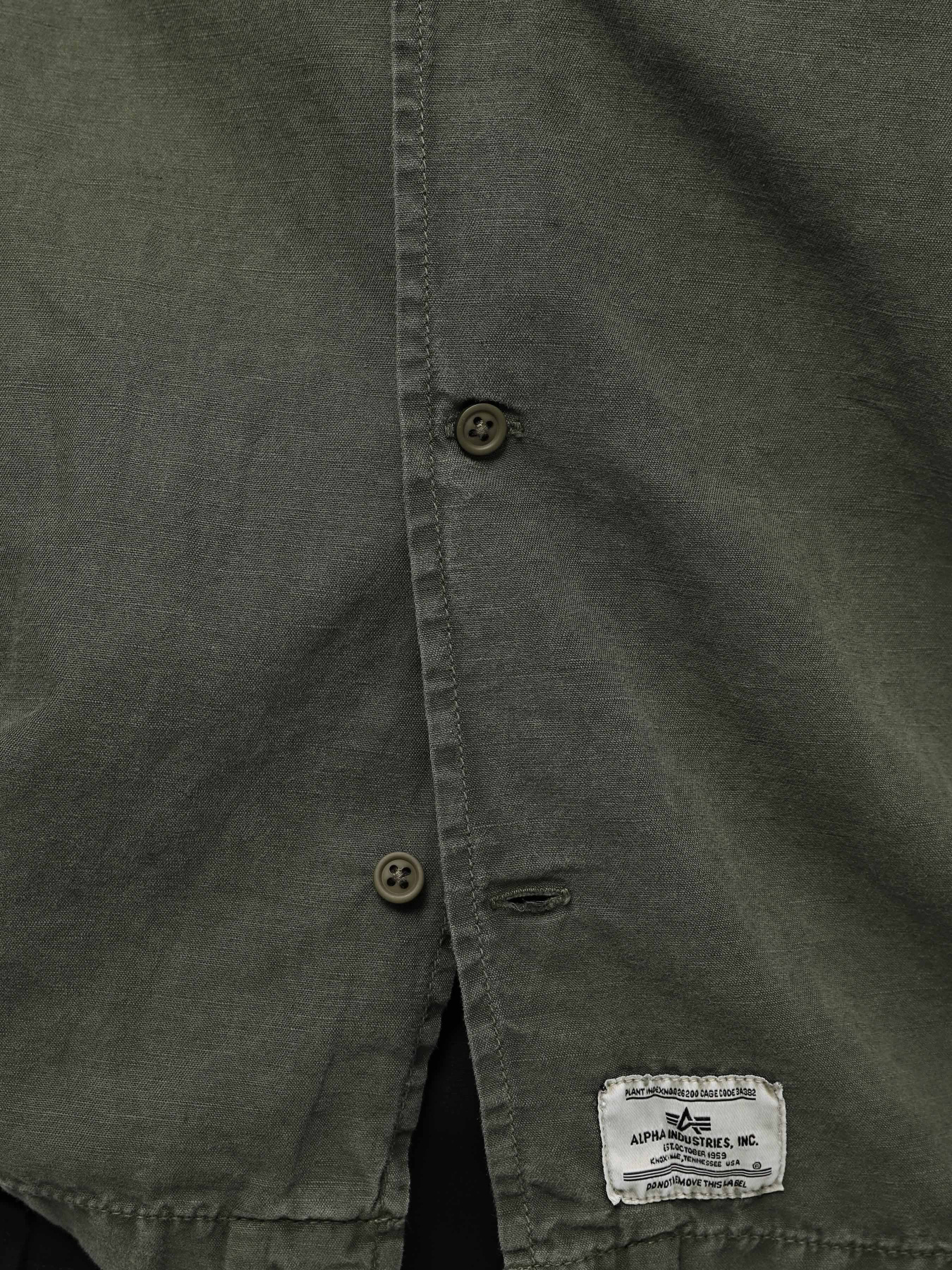 Рубашки Alpha Industries Washed Fatigue Shirt Jacket модель MJS54000CO_359 Фото