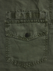 Рубашки Alpha Industries Washed Fatigue Shirt Jacket модель MJS54000CO_359 Фото