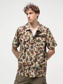 Сорочки Alpha Industries Washed Fatigue Shirt Jacket модель MJS54000CO_939 Фото