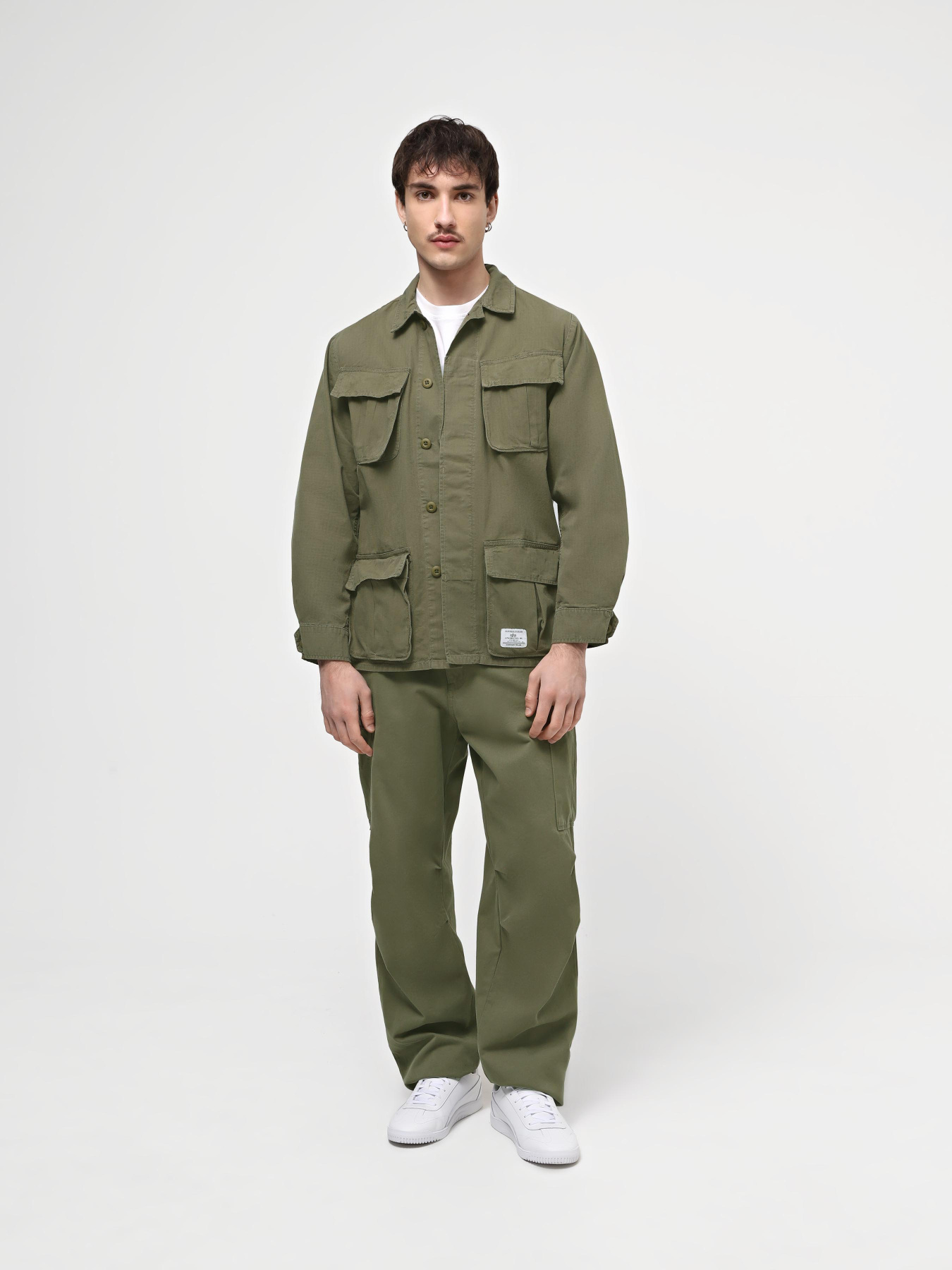 Куртки и дубленки Alpha Industries Jungle Fatigue Jacket модель MSJ52000C1_359 Фото
