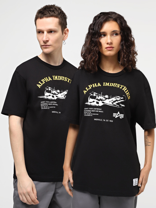 Футболки и поло Alpha Industries Alpha Plane Tee модель UTA54006PK_001 Фото