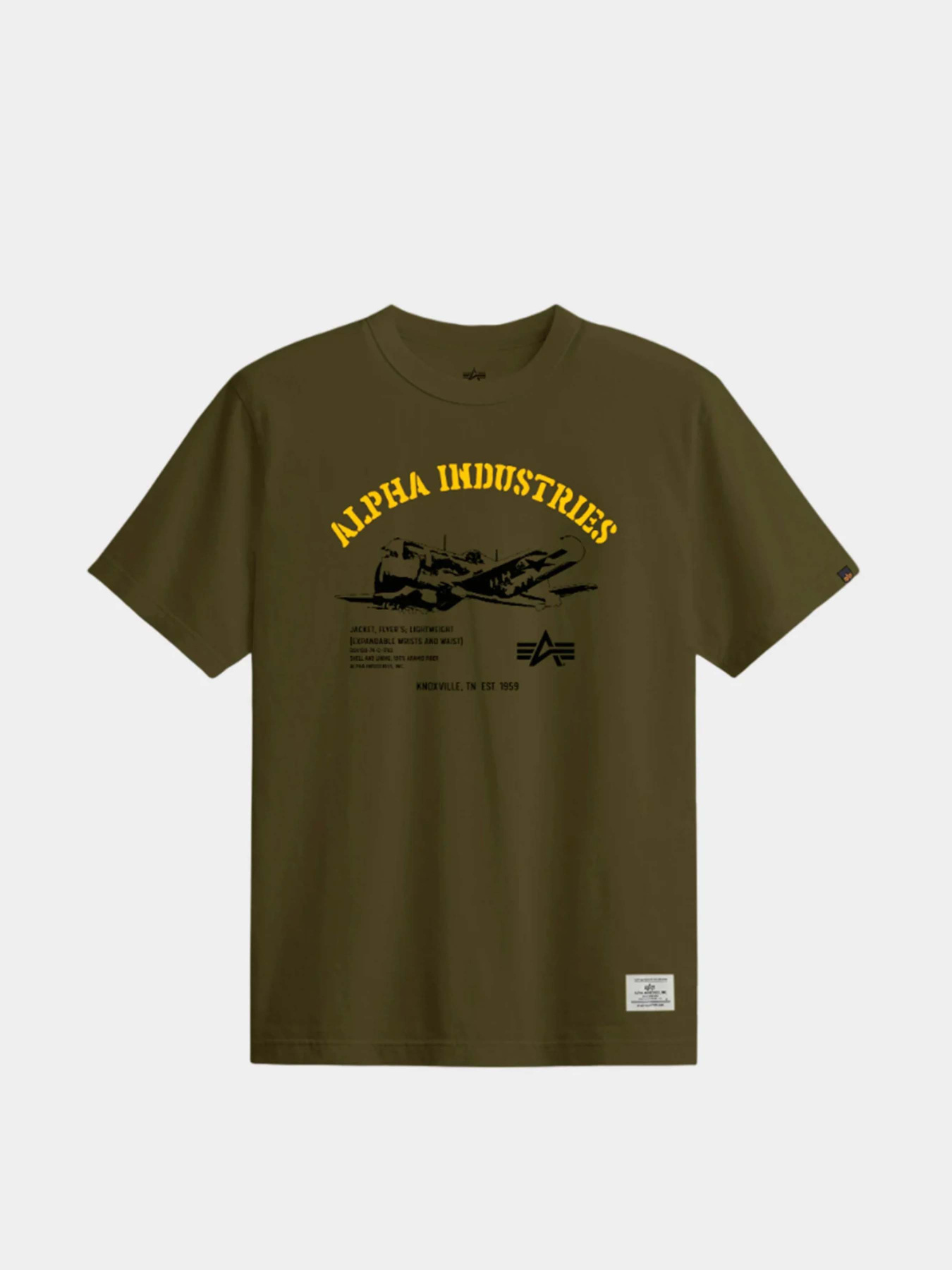 Футболки и поло Alpha Industries Alpha Plane Tee модель UTA54006PK_303 Фото