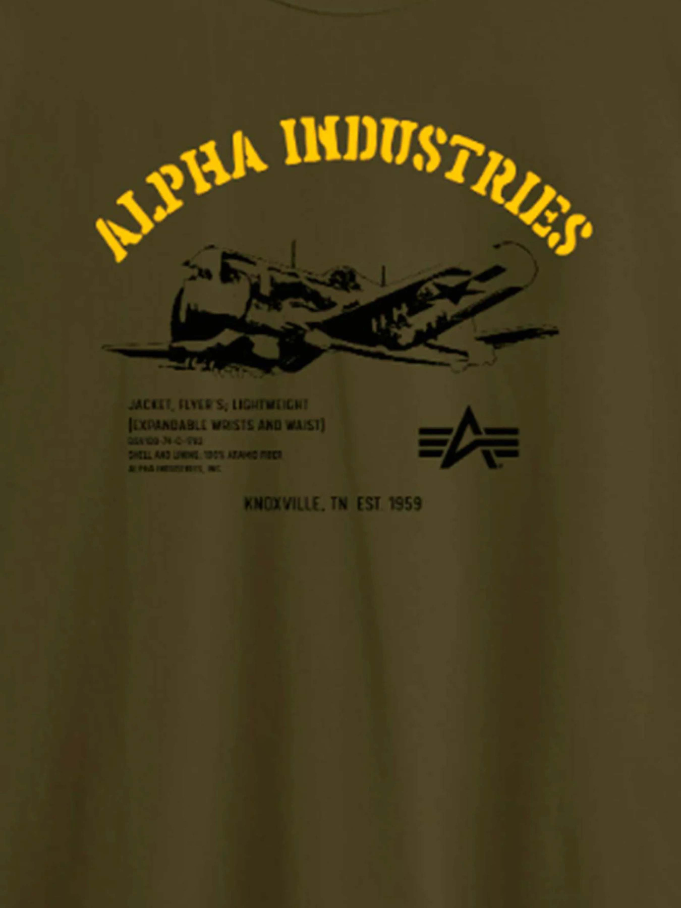 Футболки и поло Alpha Industries Alpha Plane Tee модель UTA54006PK_303 Фото