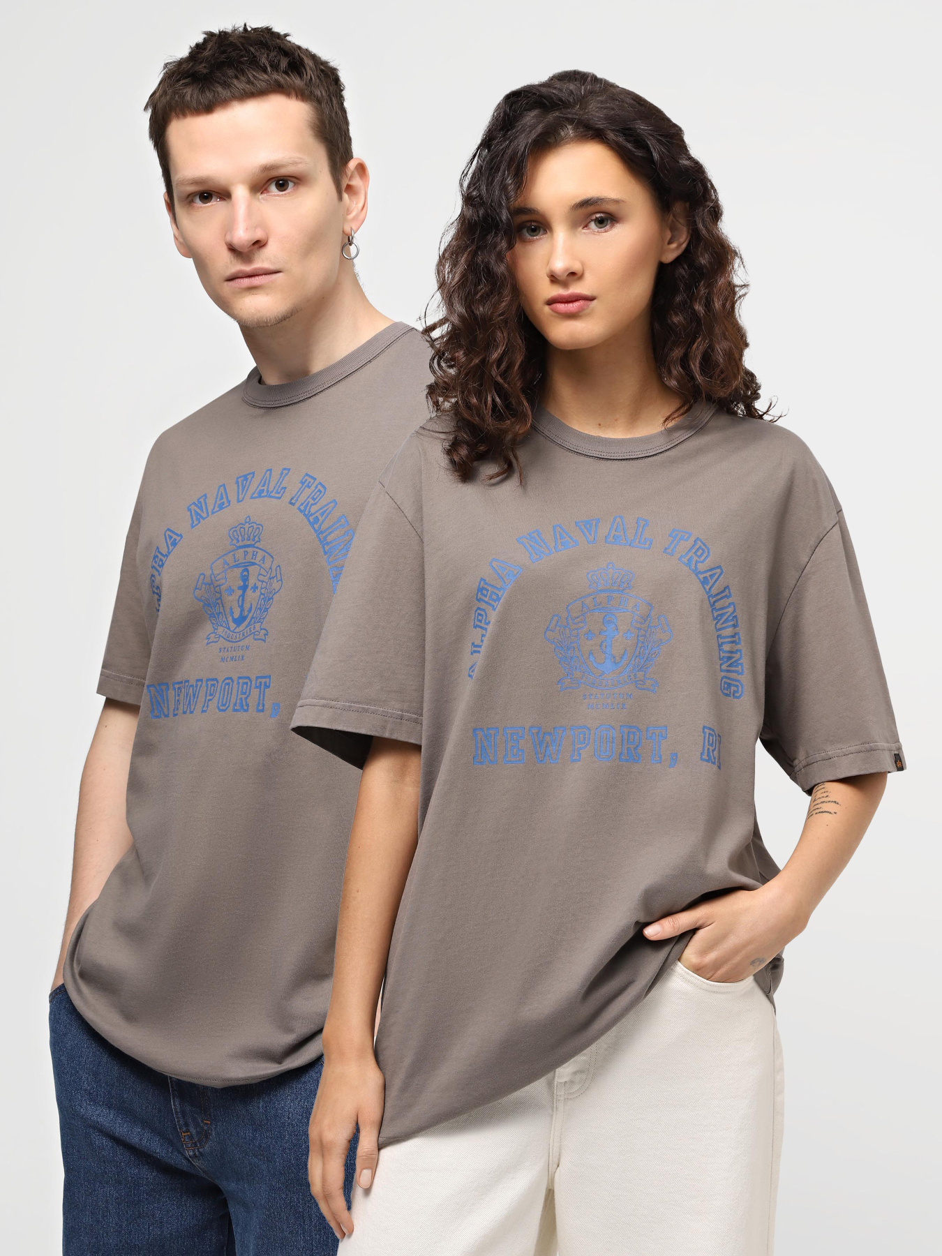 Футболки и поло Alpha Industries Alpha Naval Base Newport Tee модель UTA54011PK_056 Фото