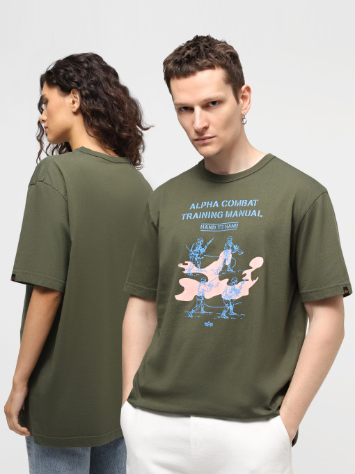 Футболки и поло Alpha Industries Alpha Training Manual Tee модель UTA54017PK_303 Фото