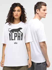 Футболки и поло Alpha Industries Alpha Leopard Tee модель UTA54019PK_100 Фото