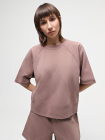 Худи и свитшоты Alpha Industries Short Sleeve Quilted Sweatshirt W модель WSS54000C1_521 Фото