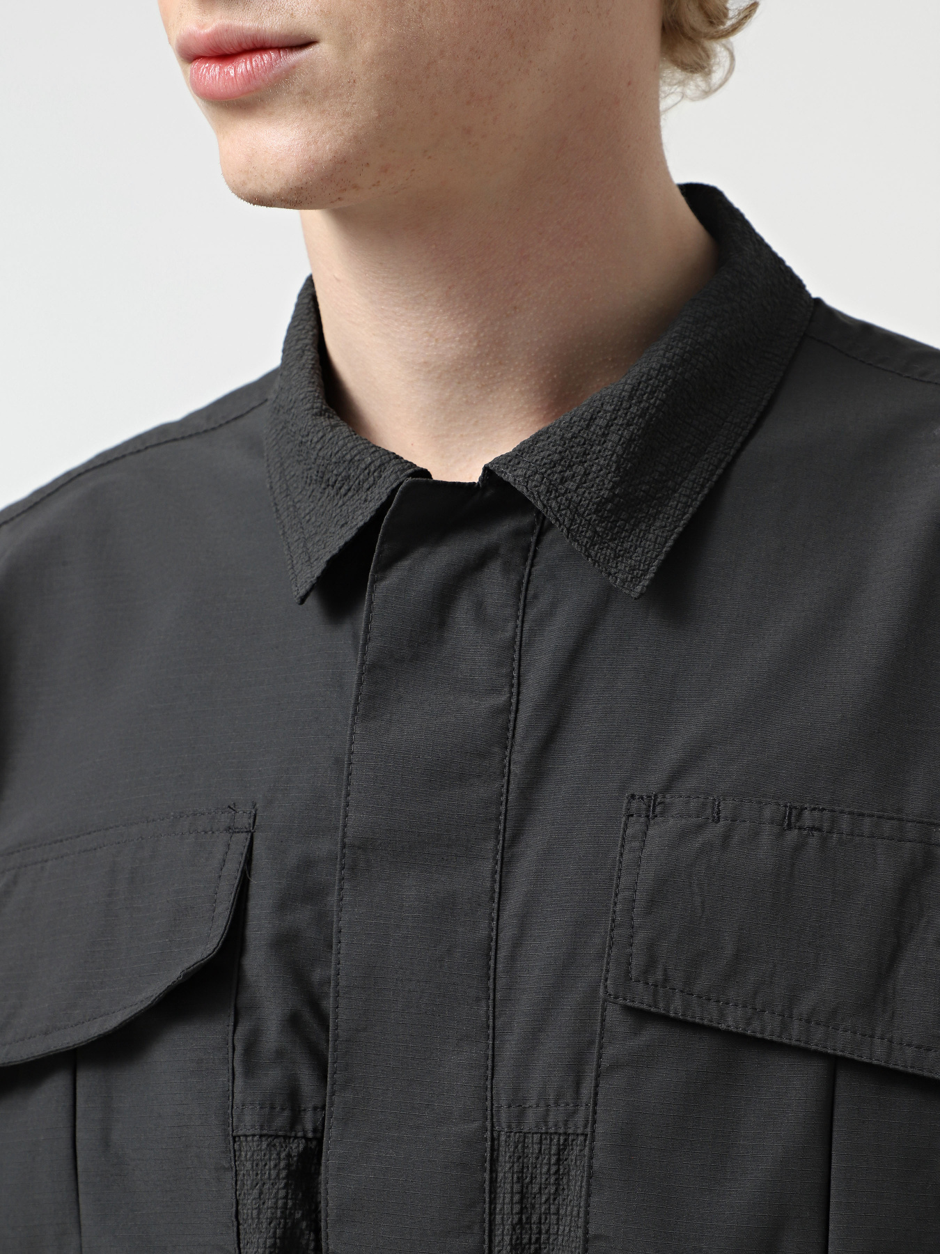 Рубашки Alpha Industries Ss Seersucker модель MTS55000C1_077 Фото