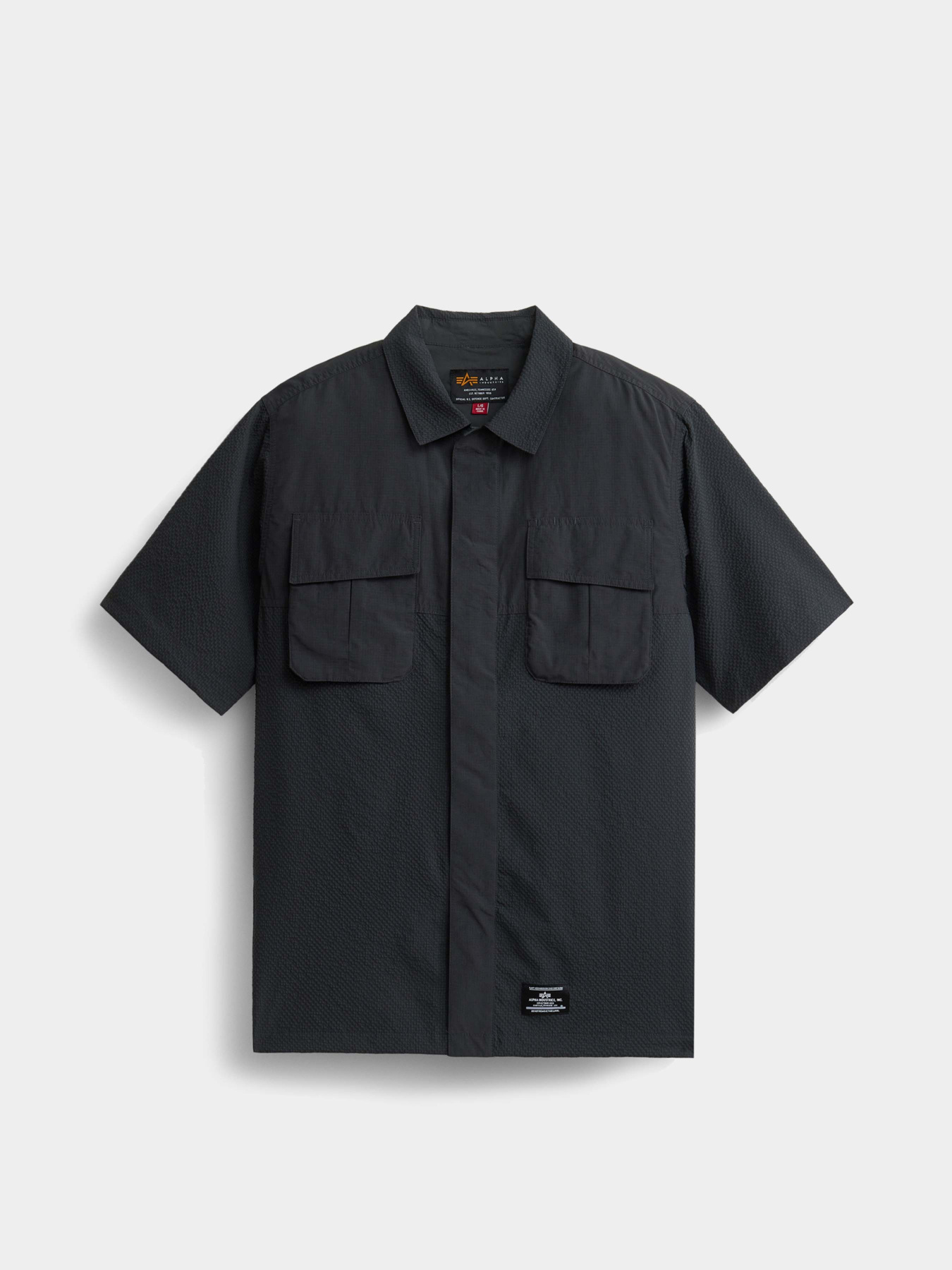 Рубашки Alpha Industries Ss Seersucker модель MTS55000C1_077 Фото