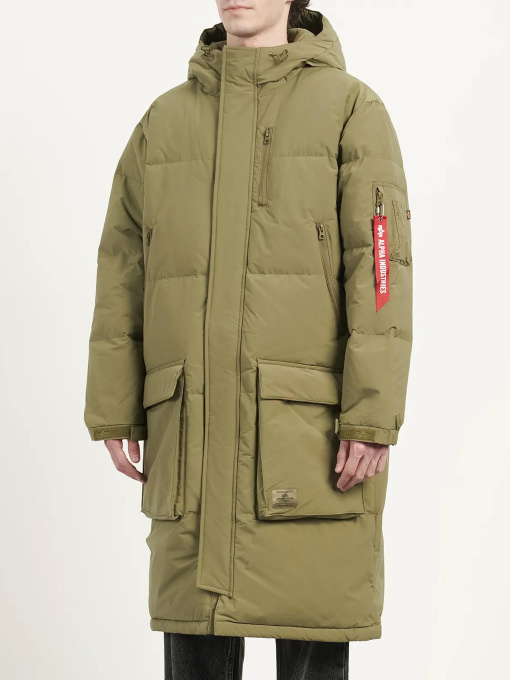Куртки и дубленки Alpha Industries LONG PUFFER PARKA модель MJL55502C1_359 Фото