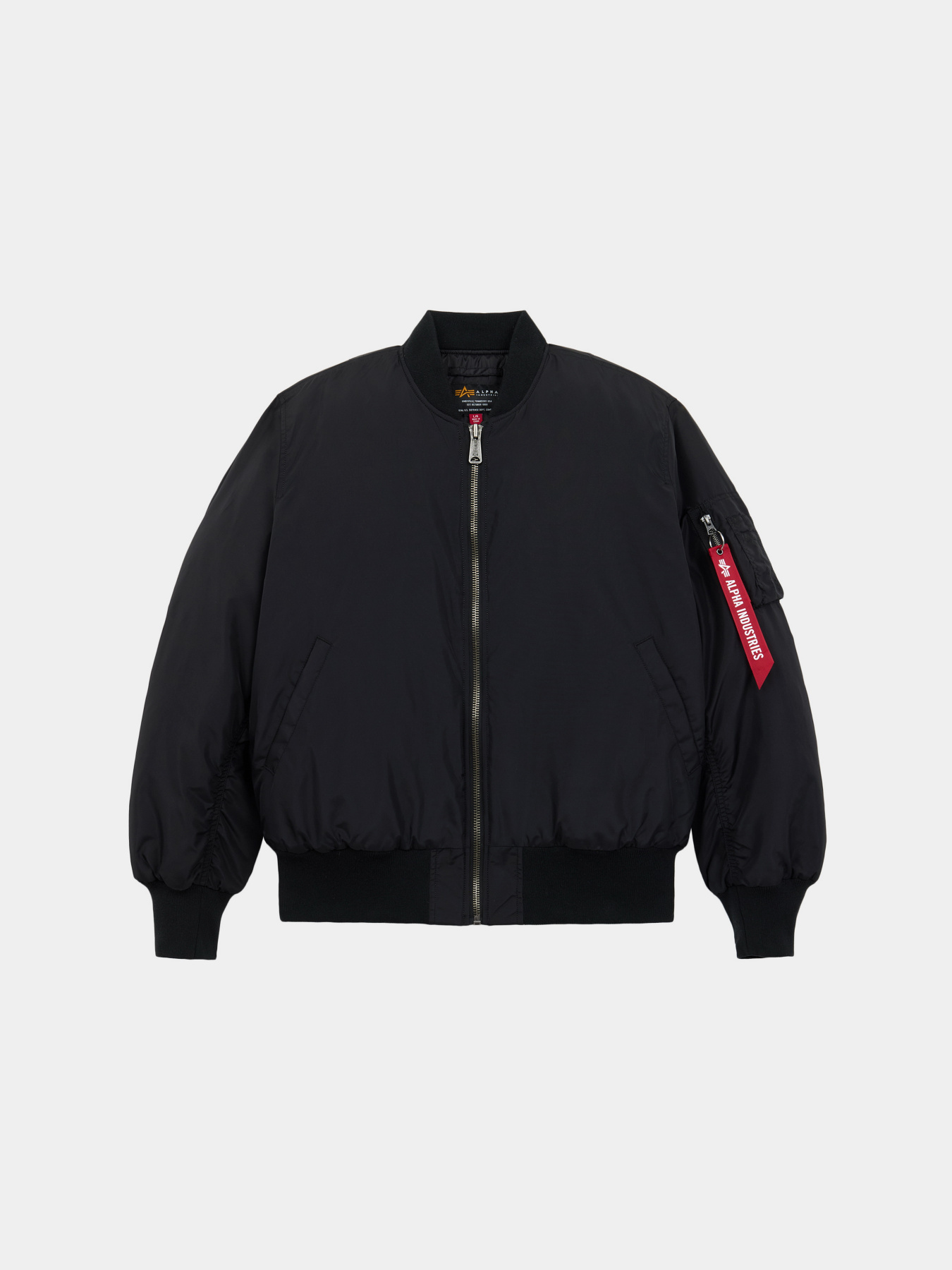 Куртки та дублянки Alpha Industries MA-1 LOGO OXFORD FLIGHT JACKET модель MJM55513C1_001 Куртки та дублянки Alpha Industries MA-1 LOGO OXFORD FLIGHT JACKET модель MJM55513C1_001 Фото
