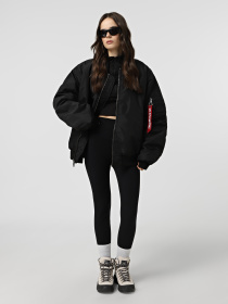 Куртки та дублянки Alpha Industries MA-1 LOGO OXFORD FLIGHT JACKET модель MJM55513C1_001 Фото
