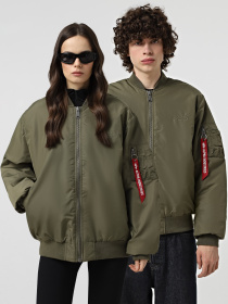Куртки и дубленки Alpha Industries MA-1 LOGO OXFORD FLIGHT JACKET модель MJM55513C1_359 Фото