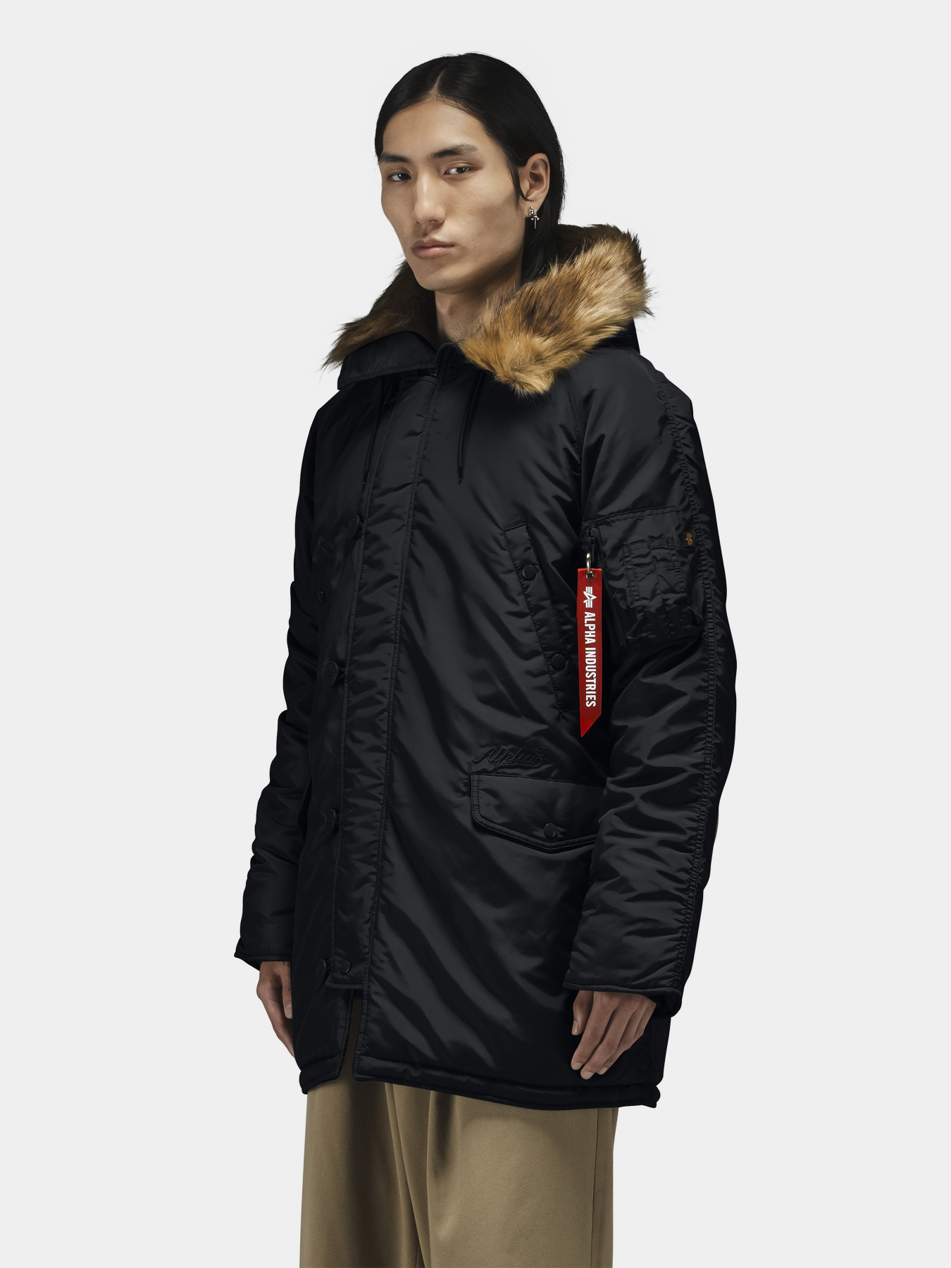 Куртки та дублянки Alpha Industries N-3B LOGO OXFORD PARKA модель MJN55506C1_001 Куртки та дублянки Alpha Industries N-3B LOGO OXFORD PARKA модель MJN55506C1_001 Фото