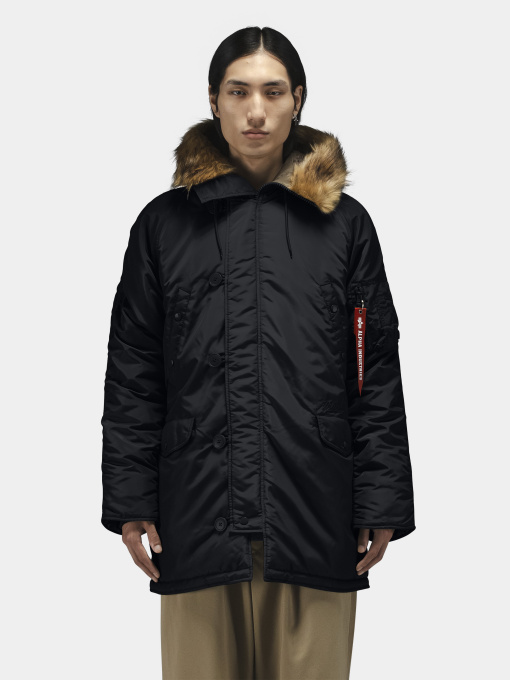 Куртки и дубленки Alpha Industries N-3B LOGO OXFORD PARKA модель MJN55506C1_001 Фото