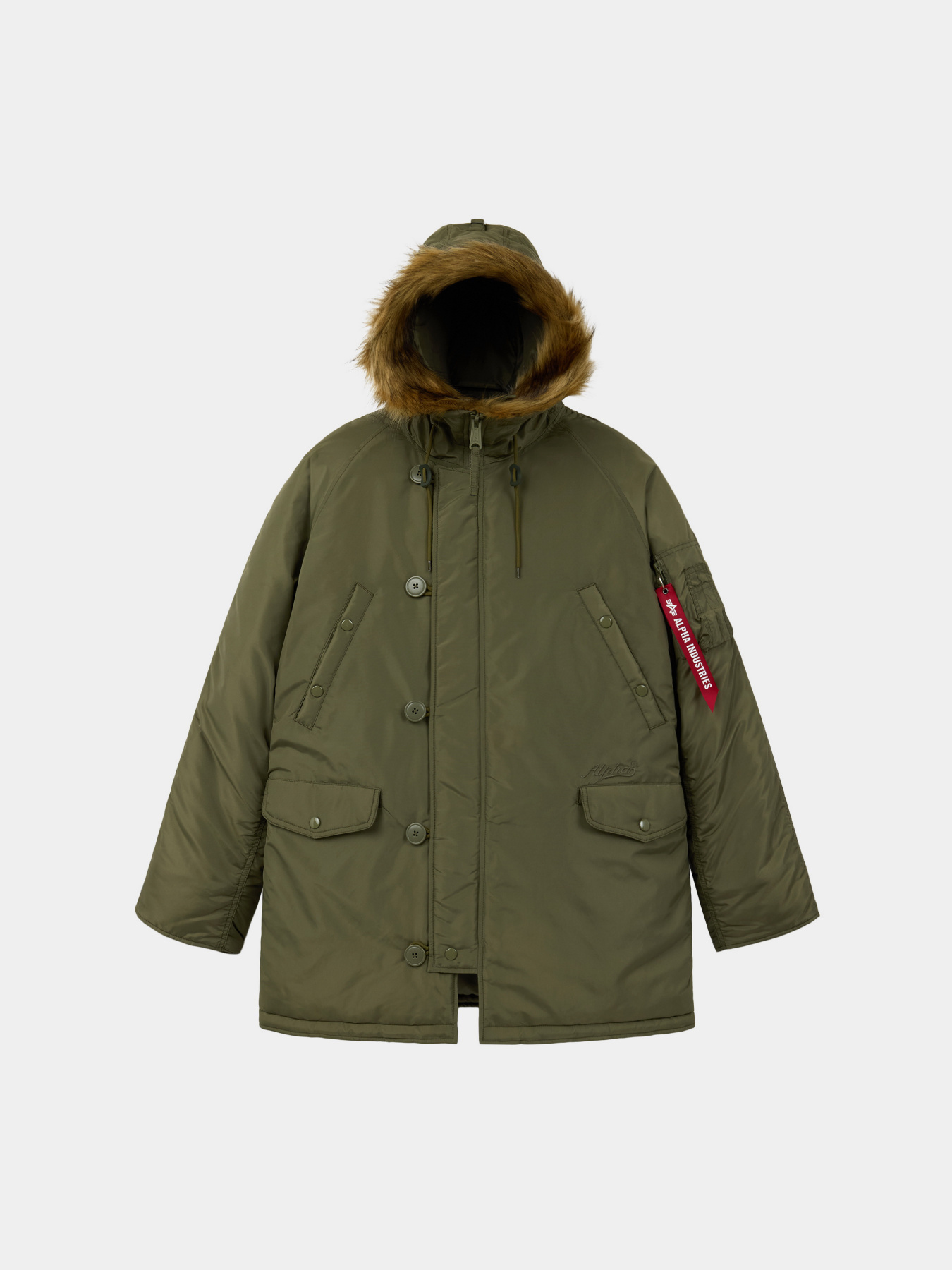 Куртки та дублянки Alpha Industries N-3B LOGO OXFORD PARKA модель MJN55506C1_359 Фото