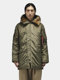 Куртки и дубленки Alpha Industries N-3B LOGO OXFORD PARKA модель MJN55506C1_359 Фото