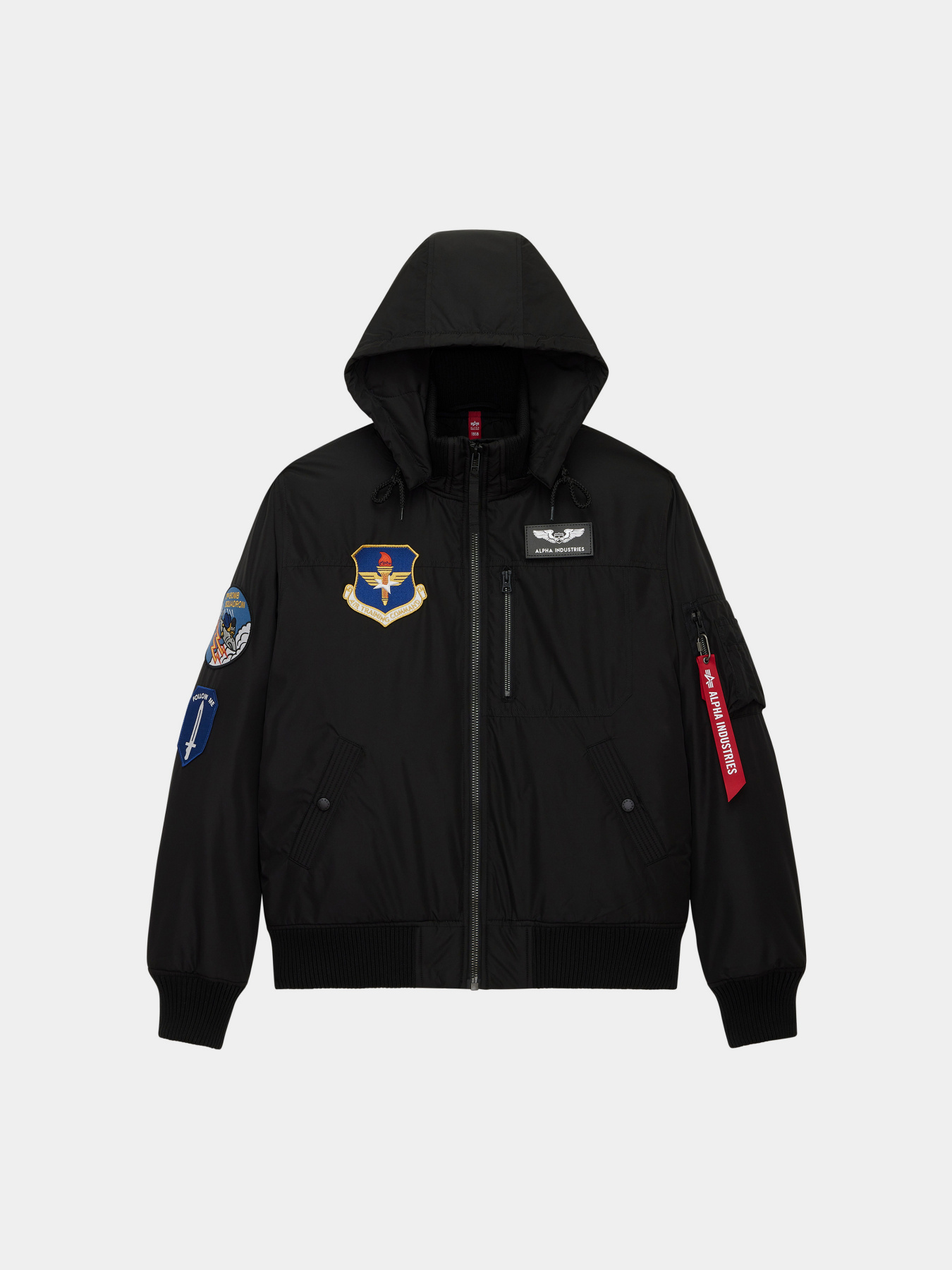 Куртки та дублянки Alpha Industries PATCHED HOODED RIB FLIGHT JACK модель MJP55502C1_001 Фото
