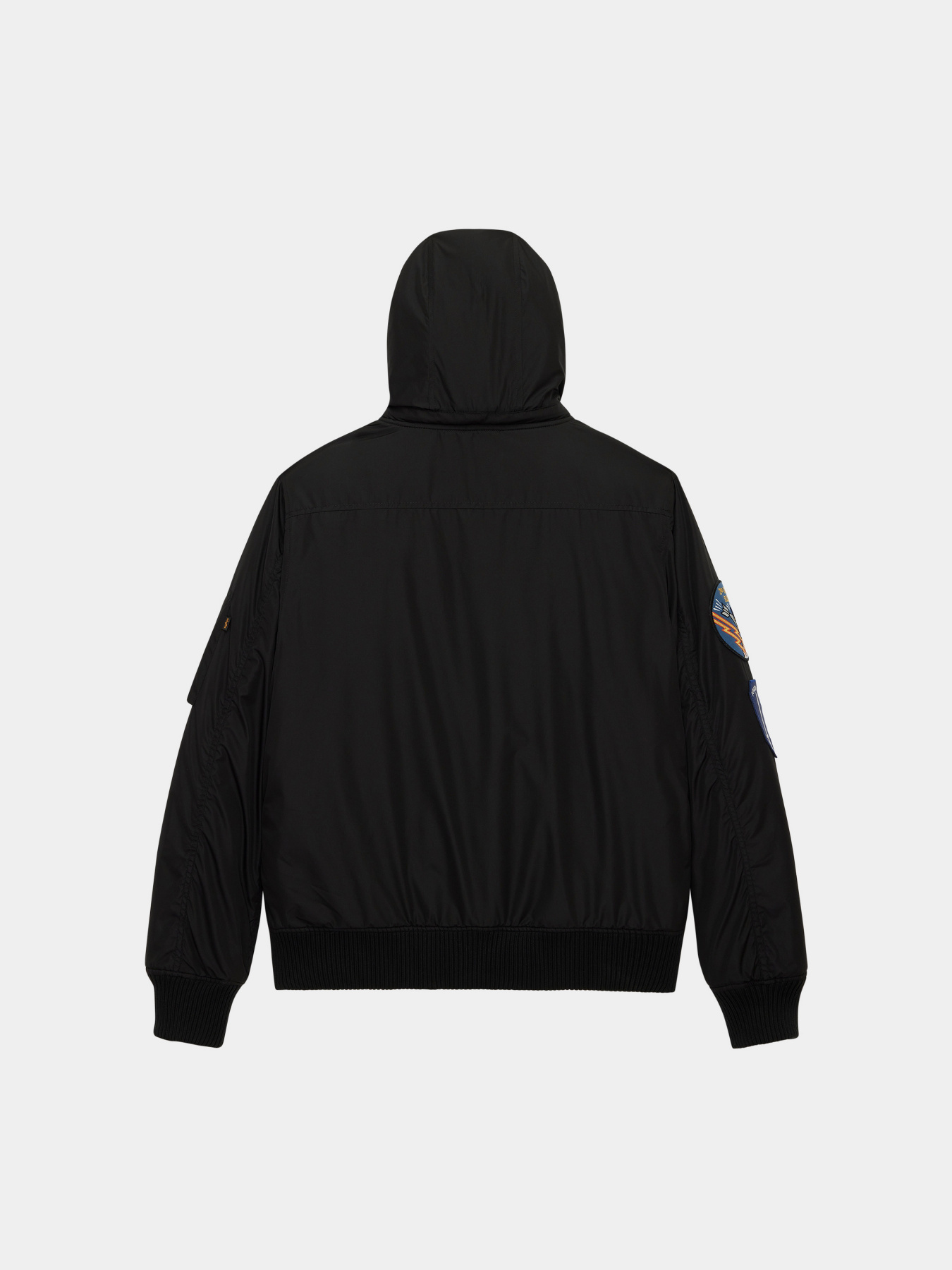 Куртки та дублянки Alpha Industries PATCHED HOODED RIB FLIGHT JACK модель MJP55502C1_001 Фото