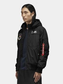 Куртки та дублянки Alpha Industries PATCHED HOODED RIB FLIGHT JACK модель MJP55502C1_001 Фото