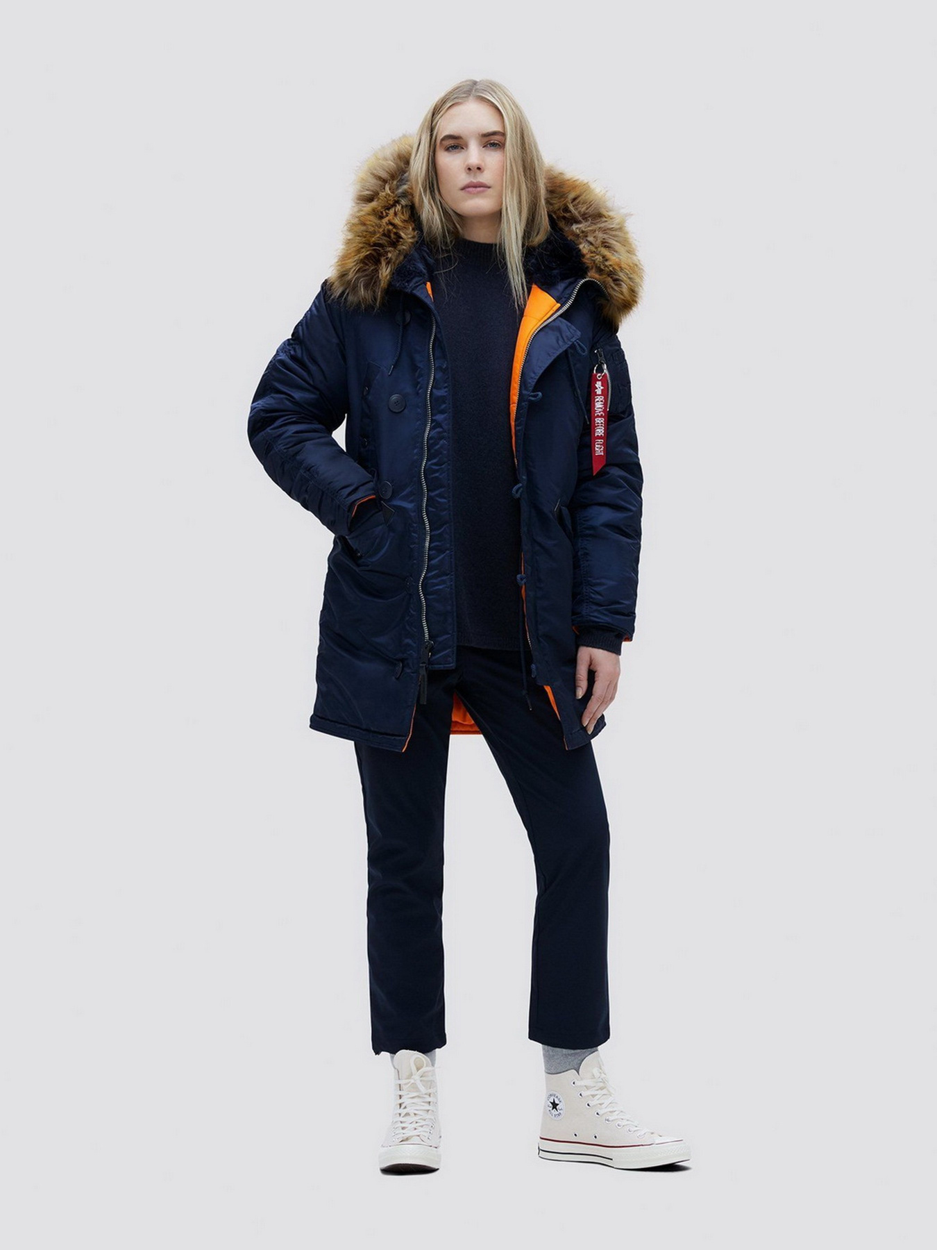 Куртки и дубленки Alpha Industries N-3B W Parka модель WJN44502C1_410 Фото