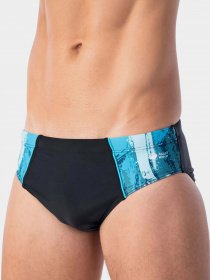 Одяг для пляжу Aquawave модель DANILO-BLACK/SEA PRINT Фото