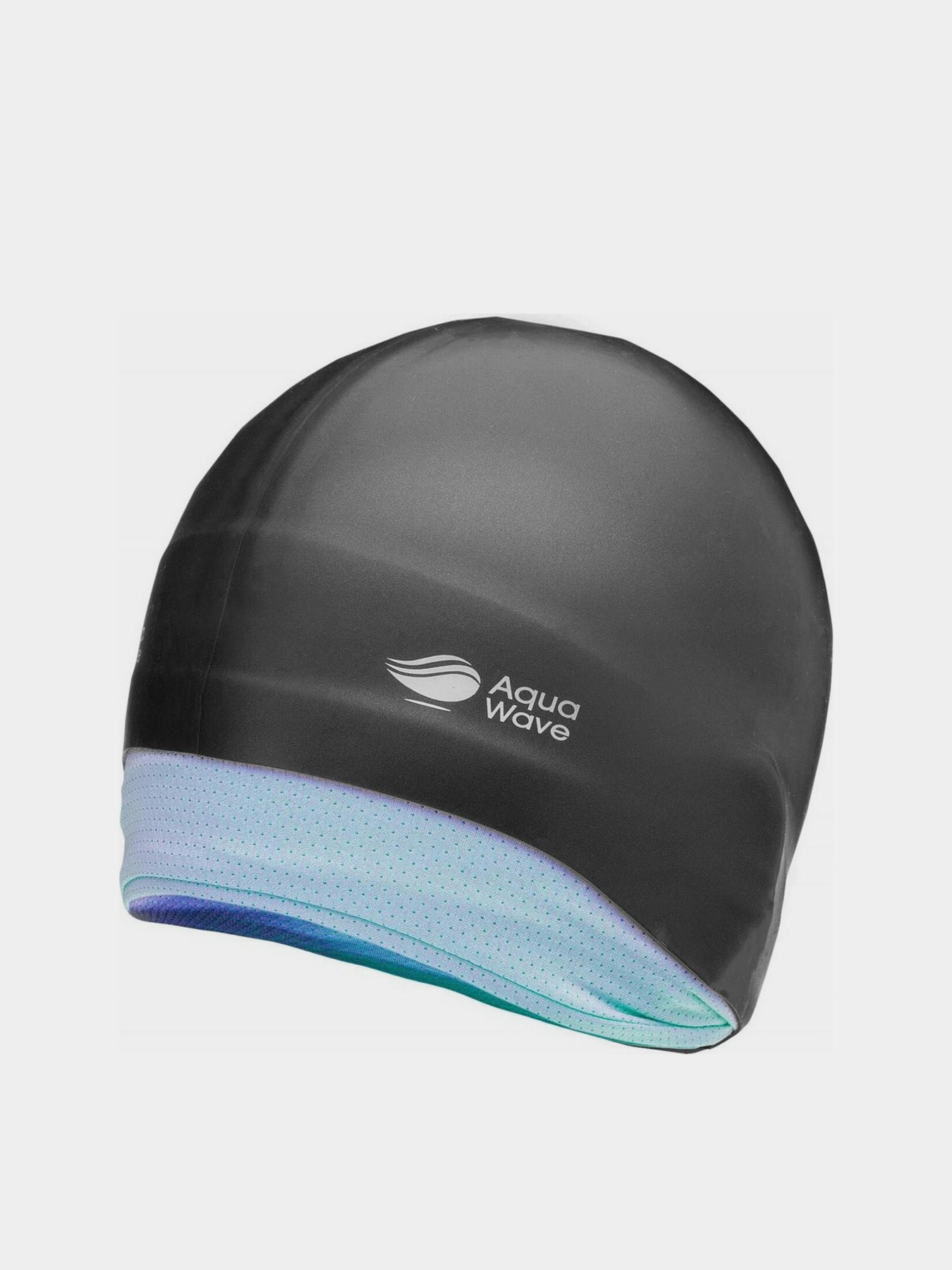 Шапочка для плавання Aquawave модель HAIRHOLDER-BLACK/SCUBA BLUE Фото