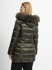 Куртки та дублянки Bomboogie модель CW106L_т.зелений Фото