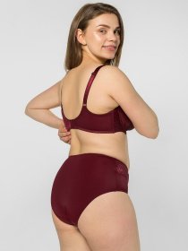 Нижня білизна Brabrabra модель 12003_burgundy Фото