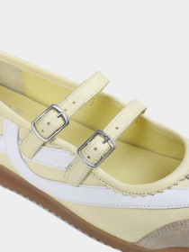 Туфли и лоферы Bronx модель 66685-UC-3905-Butter Yellow/Off Wh Фото